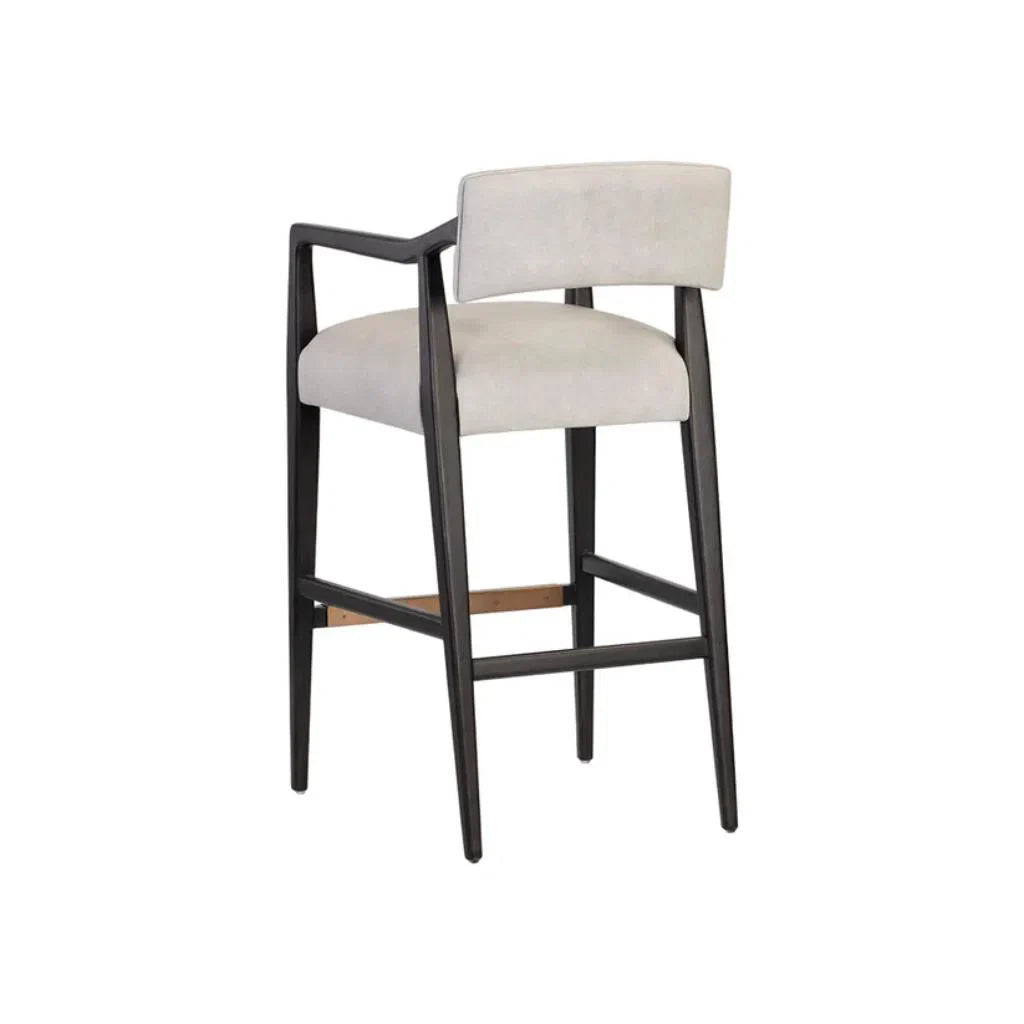 Keagan Leather Upholstered Barstool