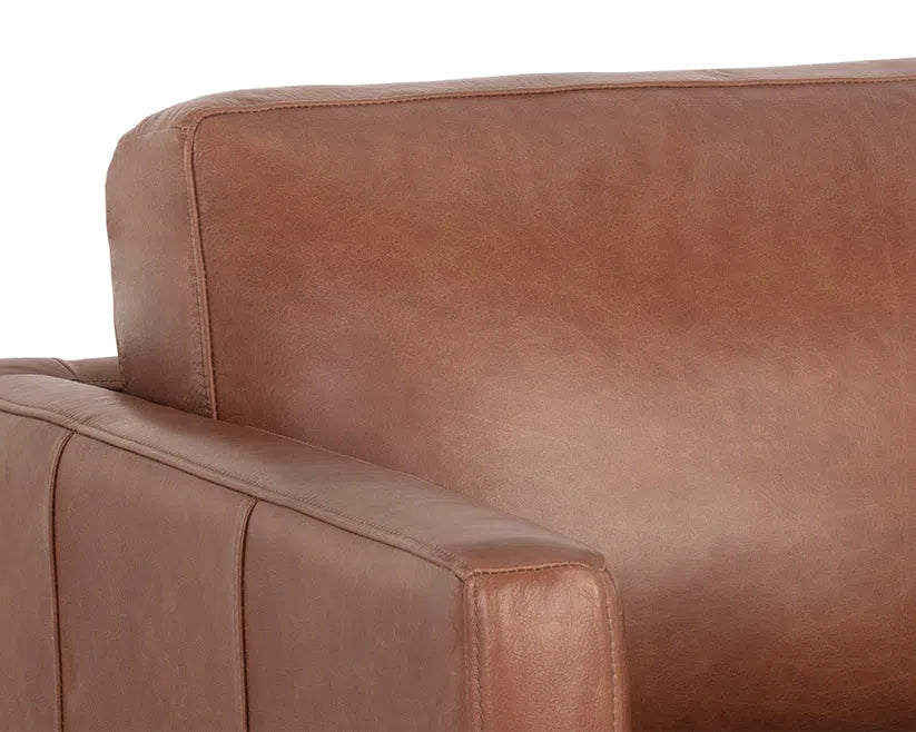 Rogers Leather Upholstered Stylish Armchair