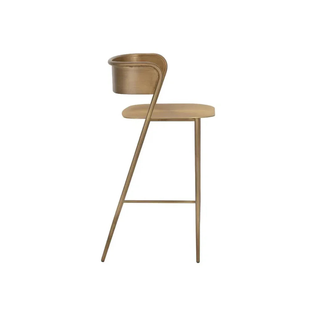 Keanu Powder Coated Iron Counter Stool