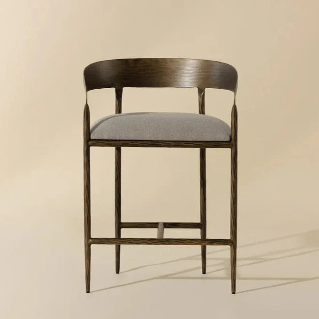 Zanatta Upholstered Modern Counter Stool