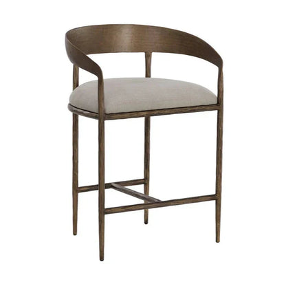 Zanatta Upholstered Modern Counter Stool