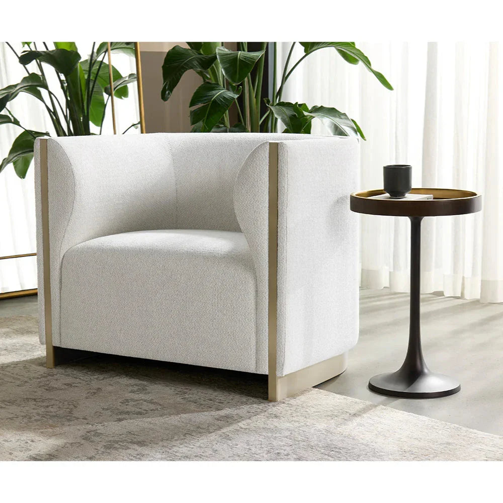 Larron Armchair Rhea Light Barley Durable and Stylish