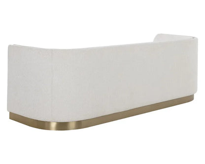 Larron Sofa Rhea Light Barley - Gold Trim