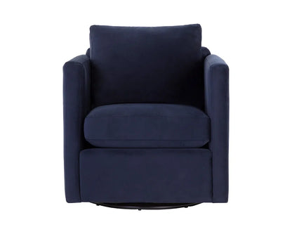 Georgie Fabric Swivel Lounge Chair