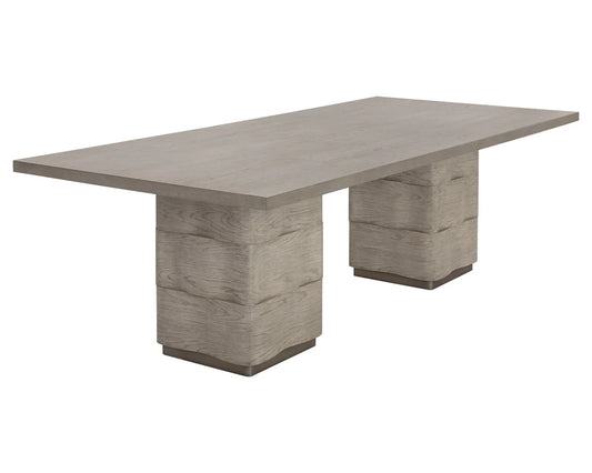 Hoyos Dining Table 100" Contemporary Wood Design