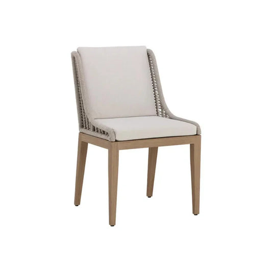 Sorrento Fabric Outdoor Armless Dining Chair