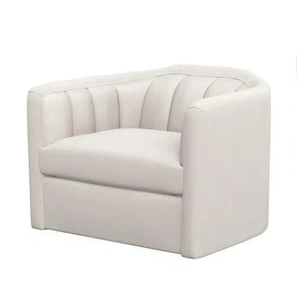 Birrit Fabric Upholstered Swivel Armchair