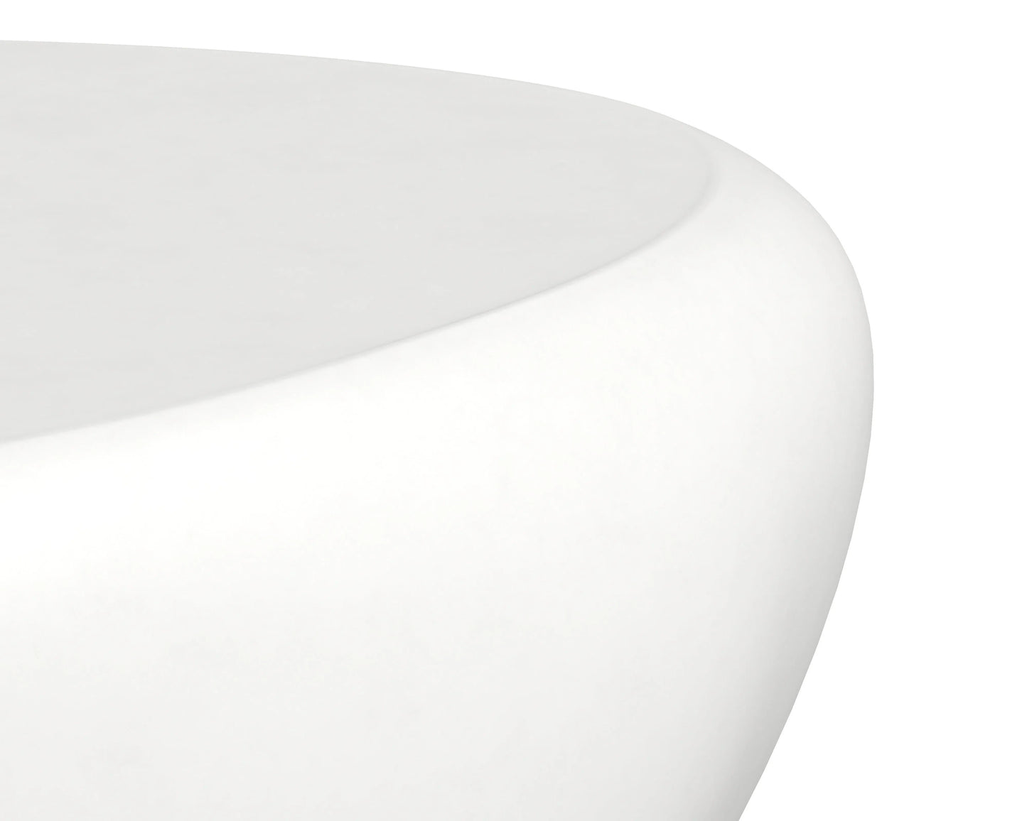 SUNPAN Corvo Concrete Outdoor Geometric Coffee Table