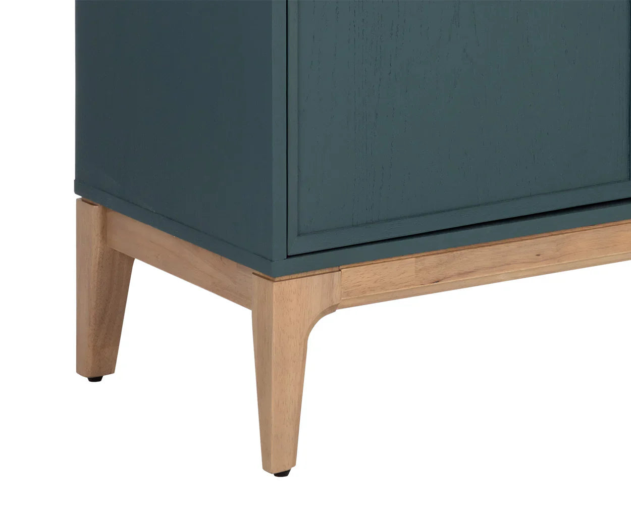 Rivero Teal Sideboard With Gold Handles And Ample Storage