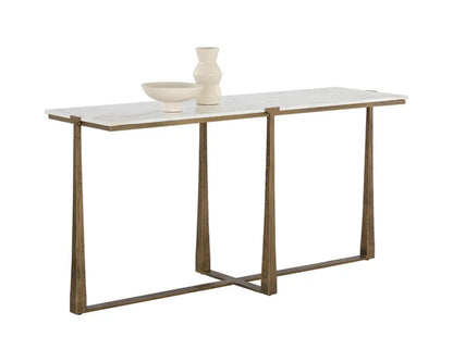 SUNPAN Cowell Marble Top Sofa Table