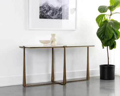 SUNPAN Cowell Marble Top Sofa Table