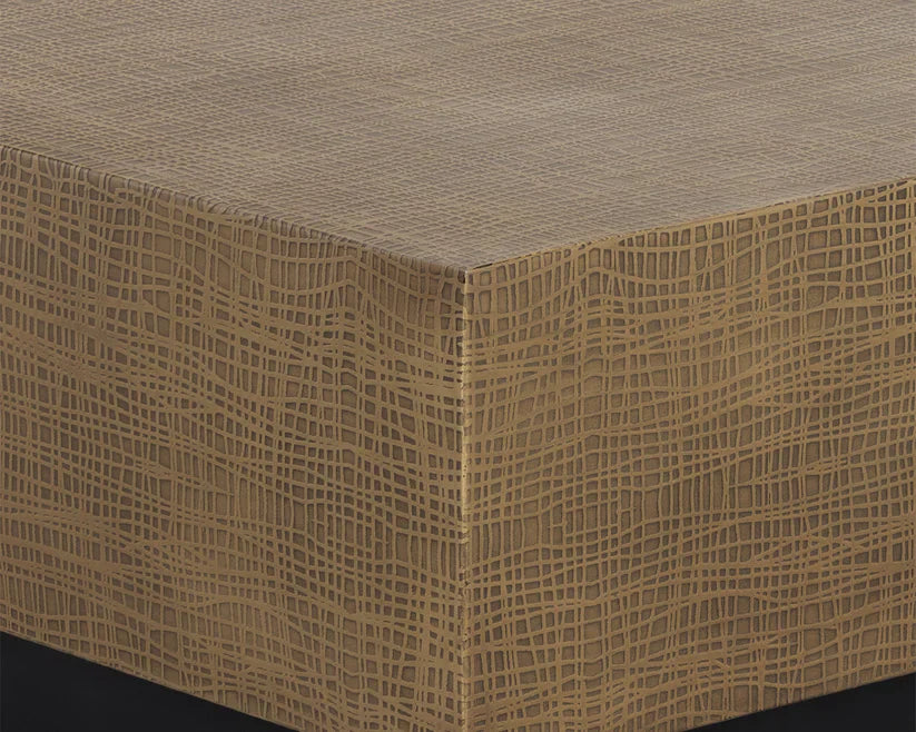 SUNPAN Albans Coffee Table With Brass & Etched Top