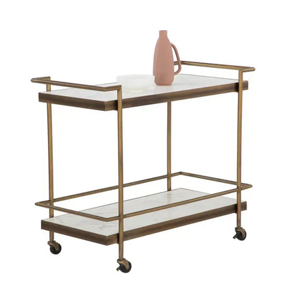 Contardi Steel Framed Elegance Bar Cart