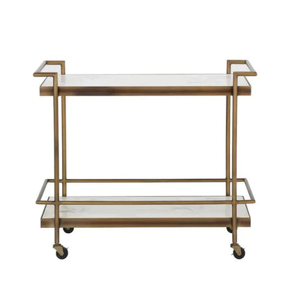 Contardi Steel Framed Elegance Bar Cart