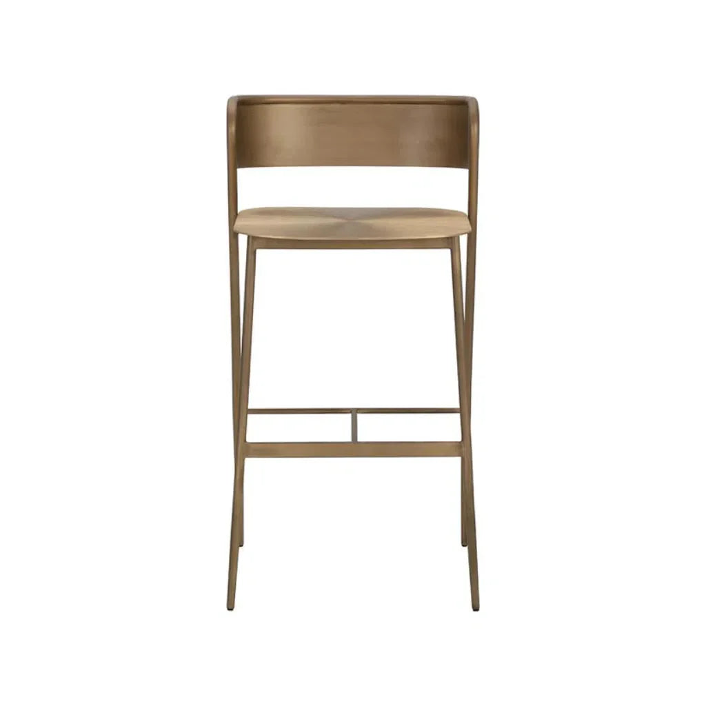 Keanu Powder Coated Iron Barstool