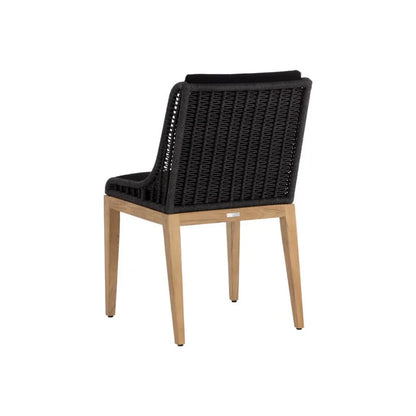 Sorrento Fabric Outdoor Armless Dining Chair