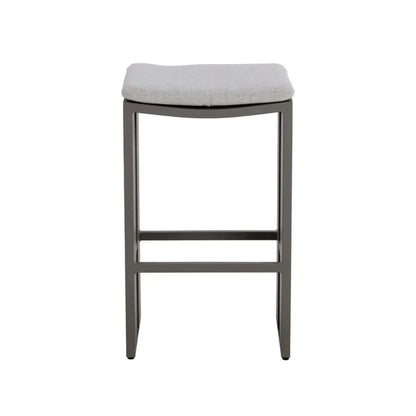 Verin Fabric Streamlined Design Outdoor Barstool