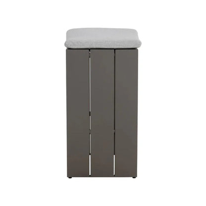 Verin Fabric Streamlined Design Outdoor Barstool