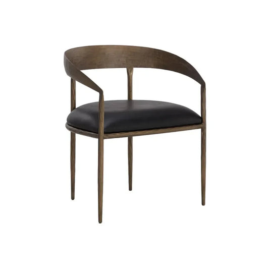 Zanatta Upholstered Modern Dining Armchair