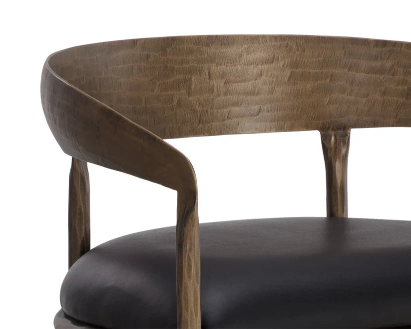 Zanatta Leather Upholstered Barstool