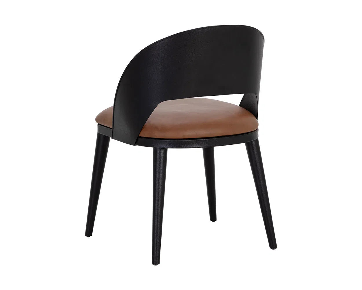 Dezirae Leather Upholstered Armless Dining Chair