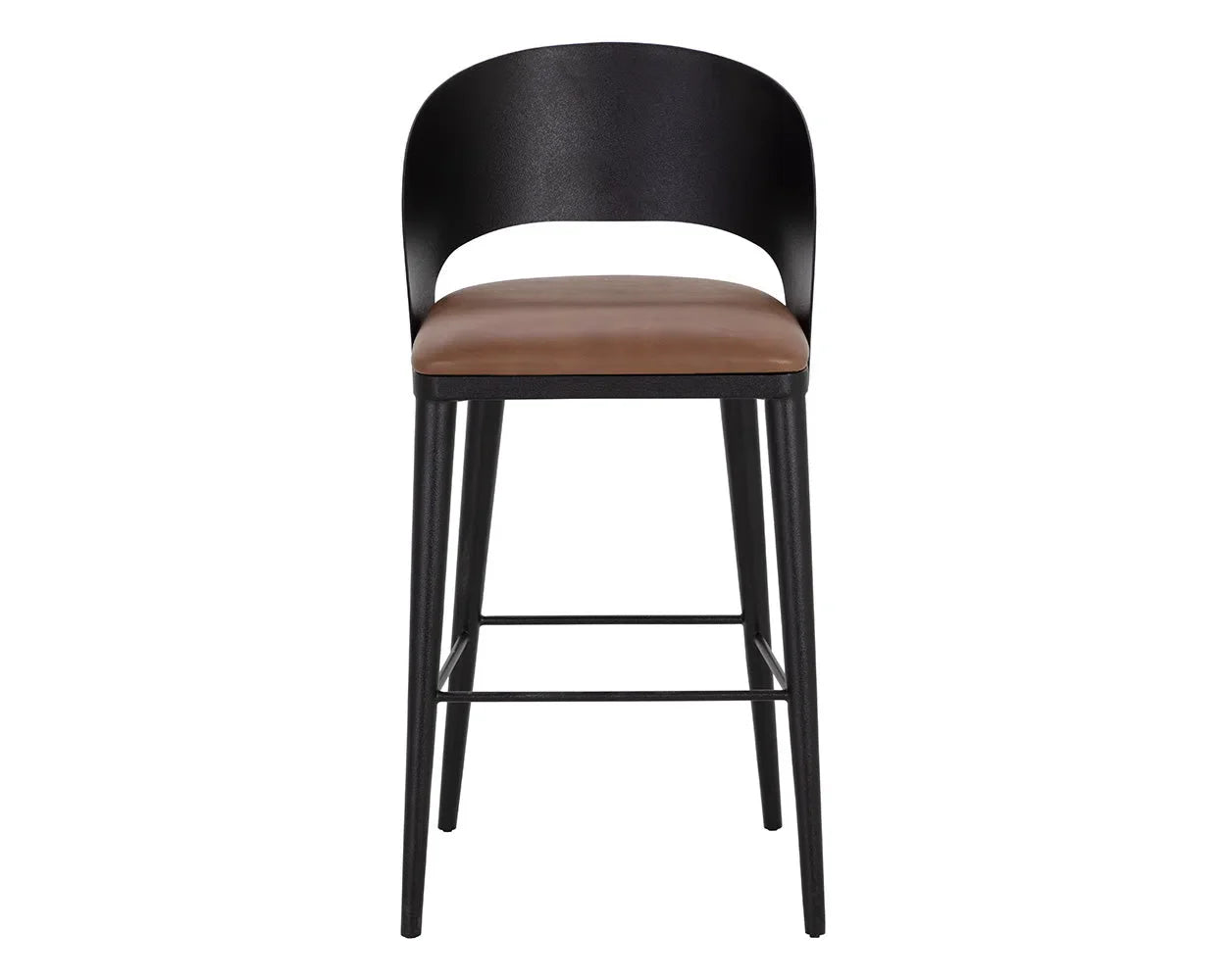 Dezirae Leather Upholstered Barstool