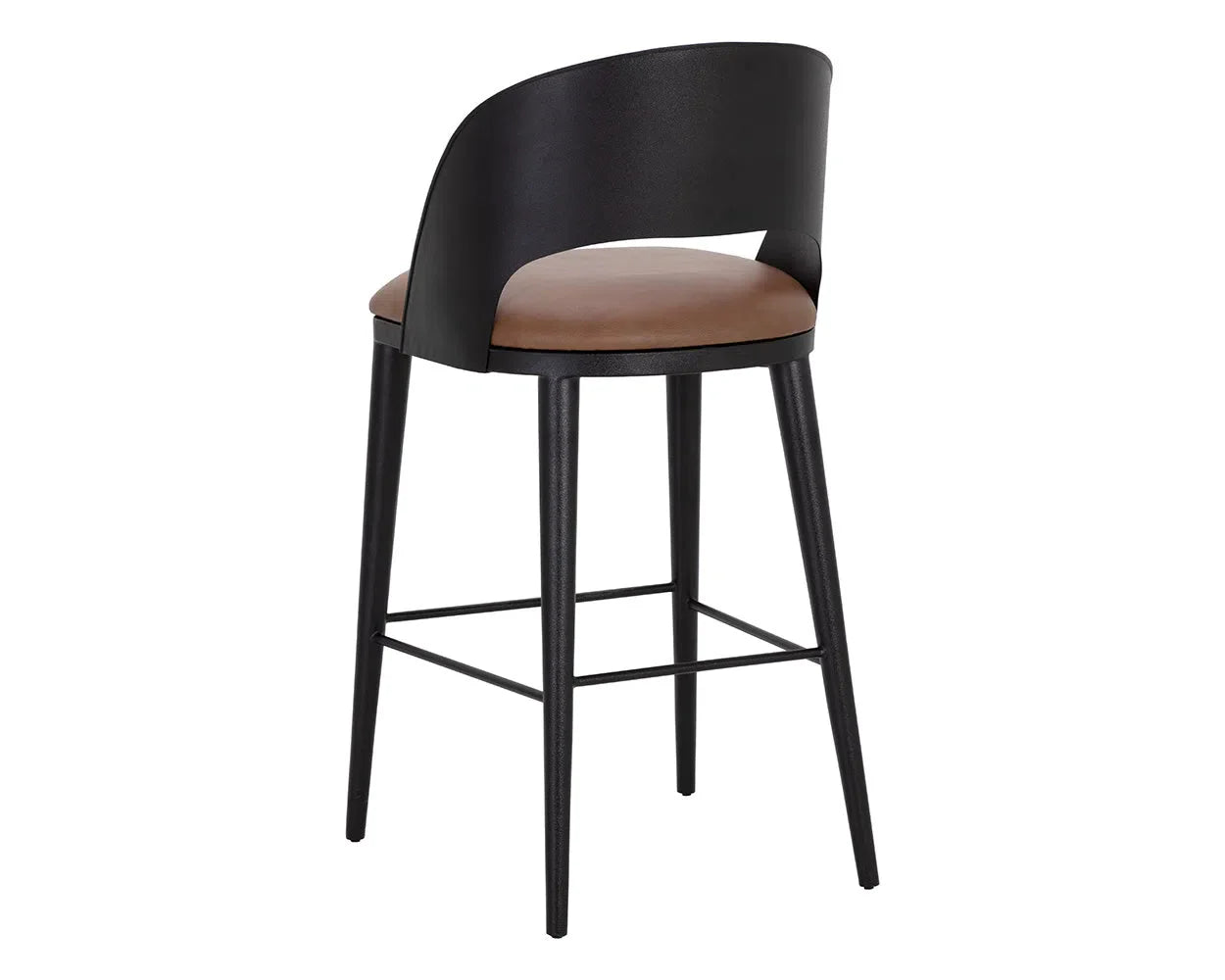 Dezirae Leather Upholstered Barstool