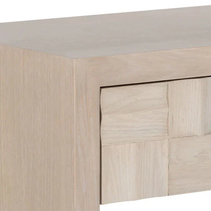 Akava Nightstand With Gold Base and Soft Closing Drawer