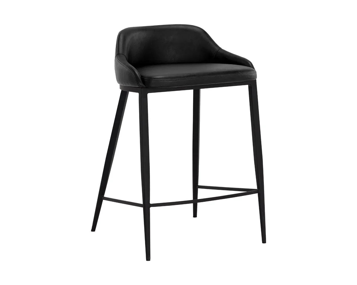 Astra Leather Upholstered Counter Stool