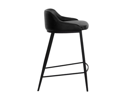 Astra Leather Upholstered Counter Stool