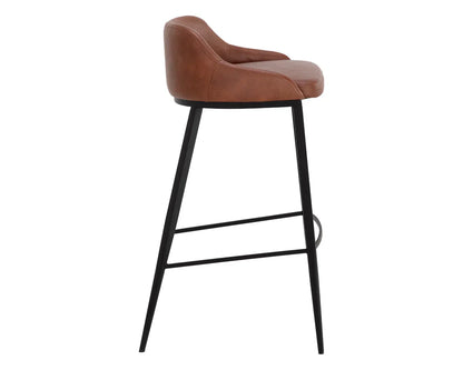 Astra Leather Upholstered Barstool