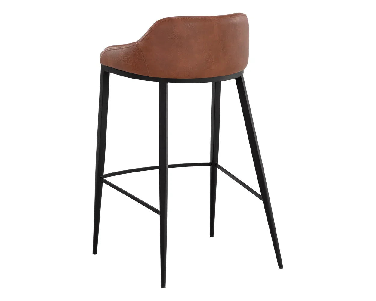 Astra Leather Upholstered Barstool