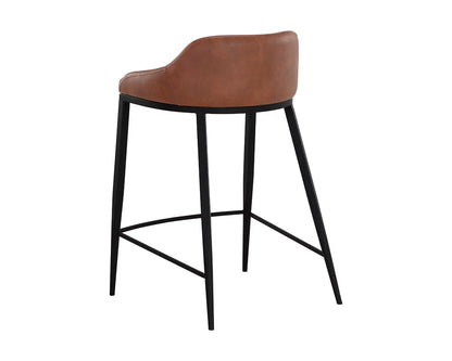 Astra Leather Upholstered Counter Stool