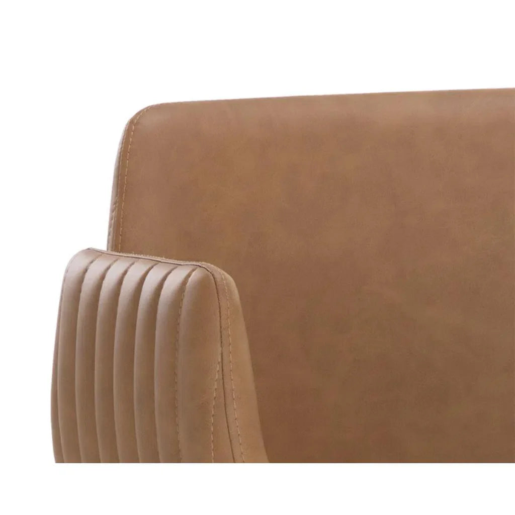 SUNPAN Lucano Leather Counter Stool