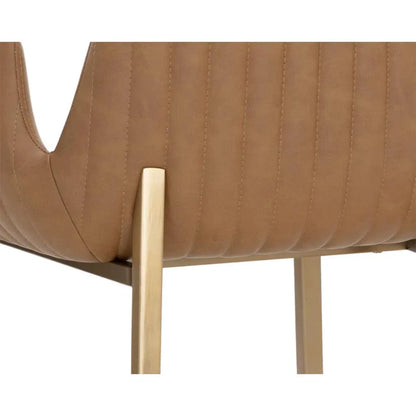 SUNPAN Lucano Leather Counter Stool