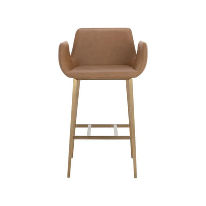 Lucano Leather Upholstered Barstool