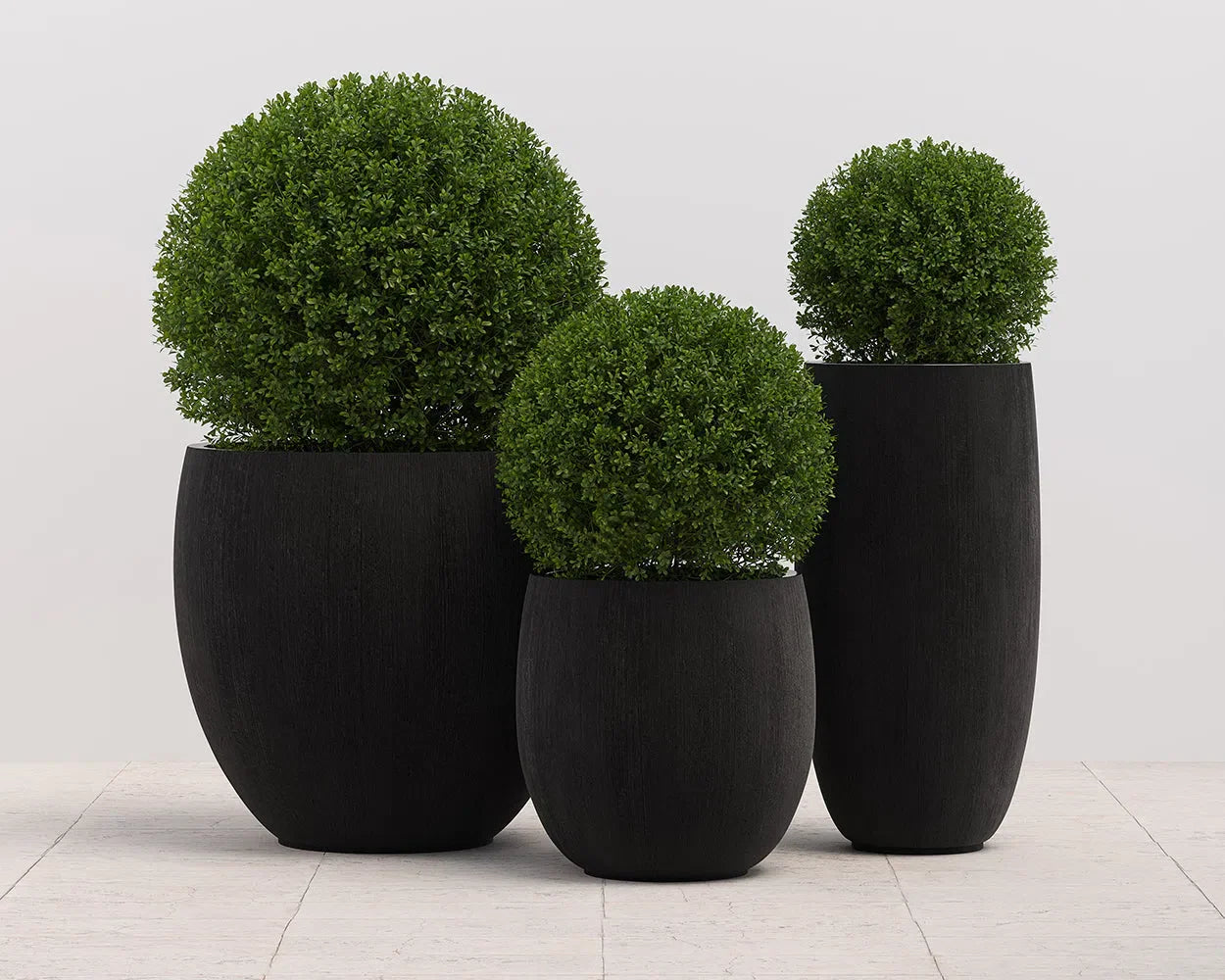 Coleus Concrete Round Outdoor Planter