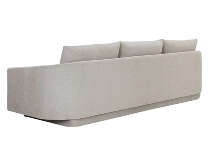 Gannon Polyester Upholstered Modern Sofa