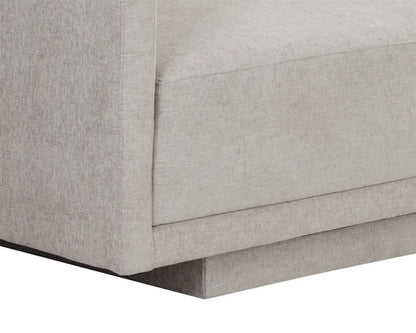 Gannon Polyester Upholstered Modern Sofa