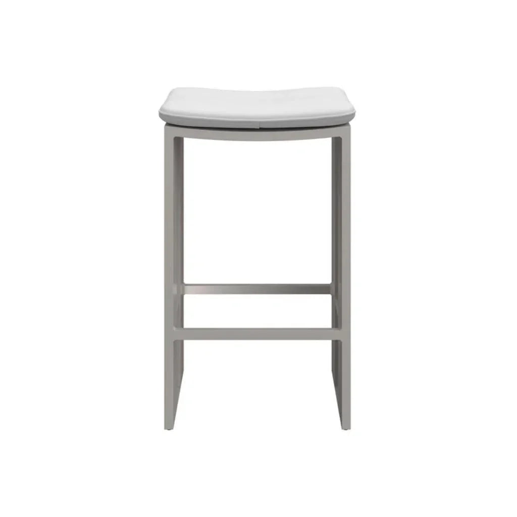 Verin Fabric Streamlined Design Outdoor Barstool