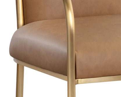 SUNPAN Cicero Dining Armchair Faux Leather