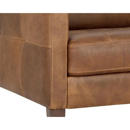 Karmelo Leather Upholstered Armchair