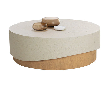 SUNPAN Patras Coffee Table Concrete For Indoor Outdoor Use
