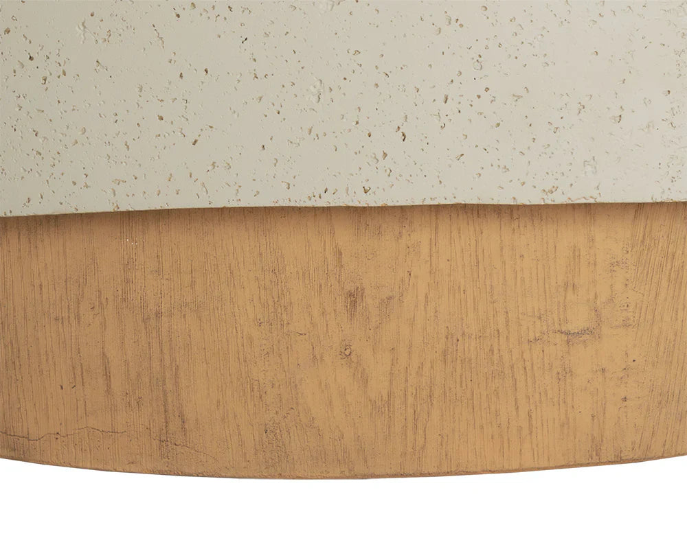 SUNPAN Patras Coffee Table Concrete For Indoor Outdoor Use