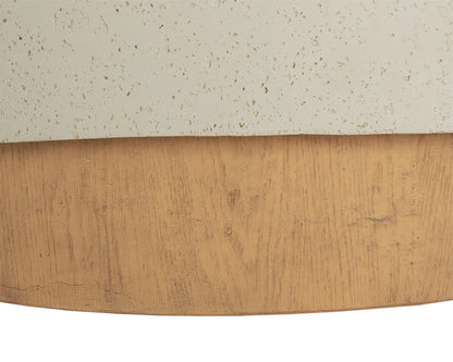 SUNPAN Patras Coffee Table Concrete For Indoor Outdoor Use