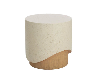 Patras End Table Contemporary Concrete Design For Outdoors