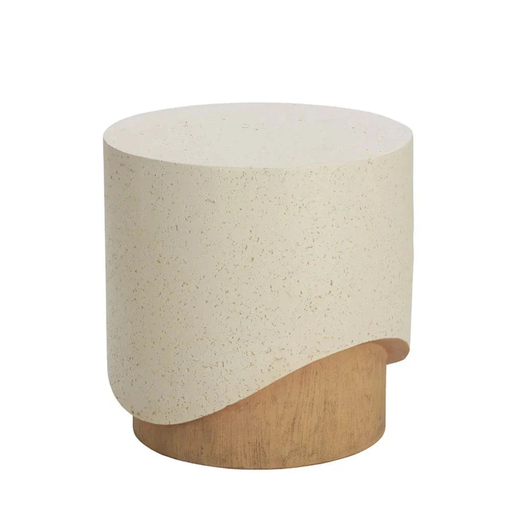 Patras End Table Contemporary Concrete Design For Outdoors