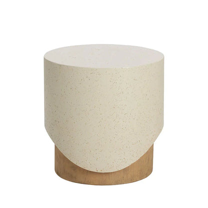 Patras End Table Contemporary Concrete Design For Outdoors