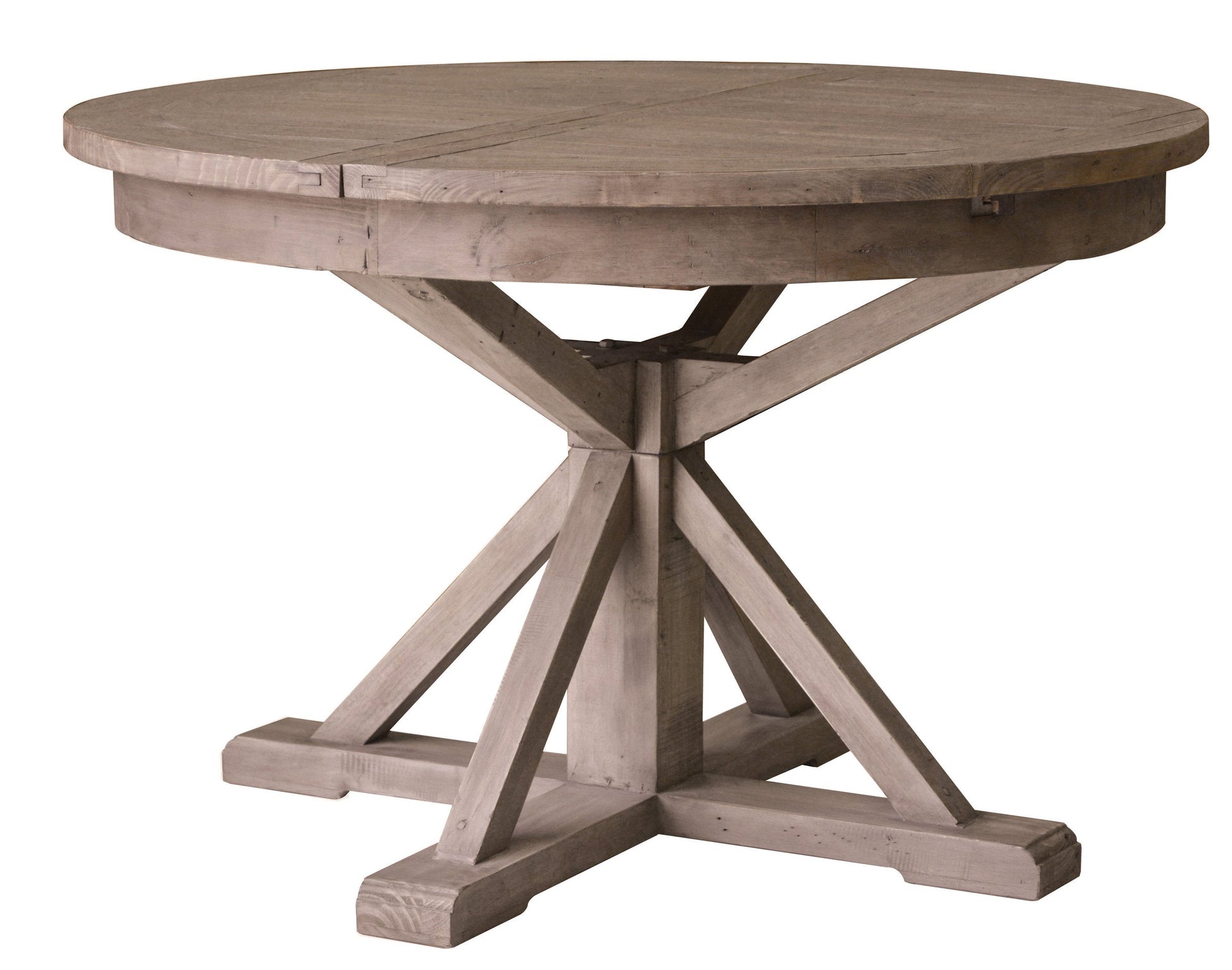 LH Home Irish Coast Extendable Round Dining Table