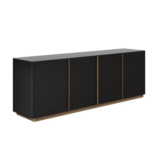 Kalla Wooden Steel Sideboard